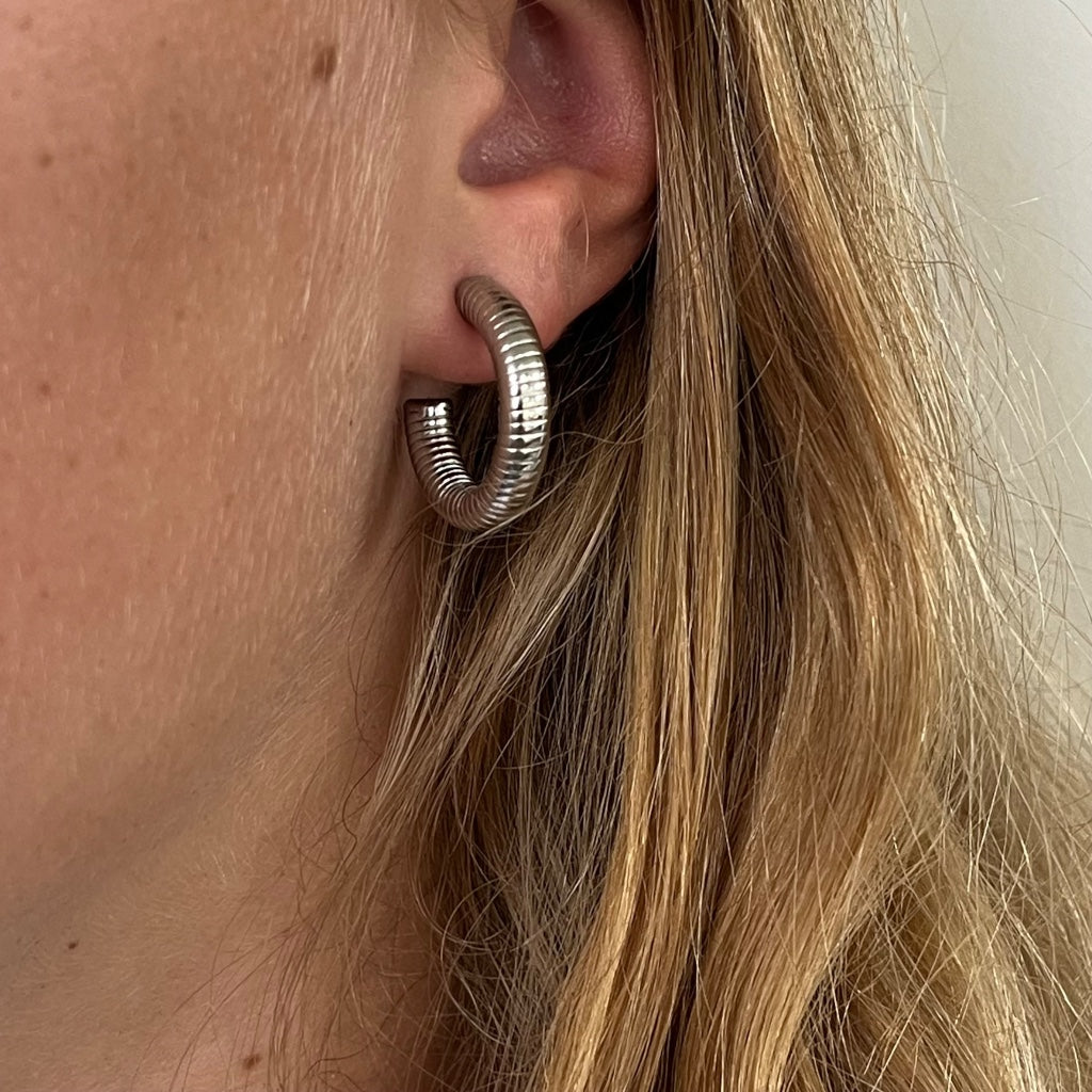 Oorbel Yill - zilver