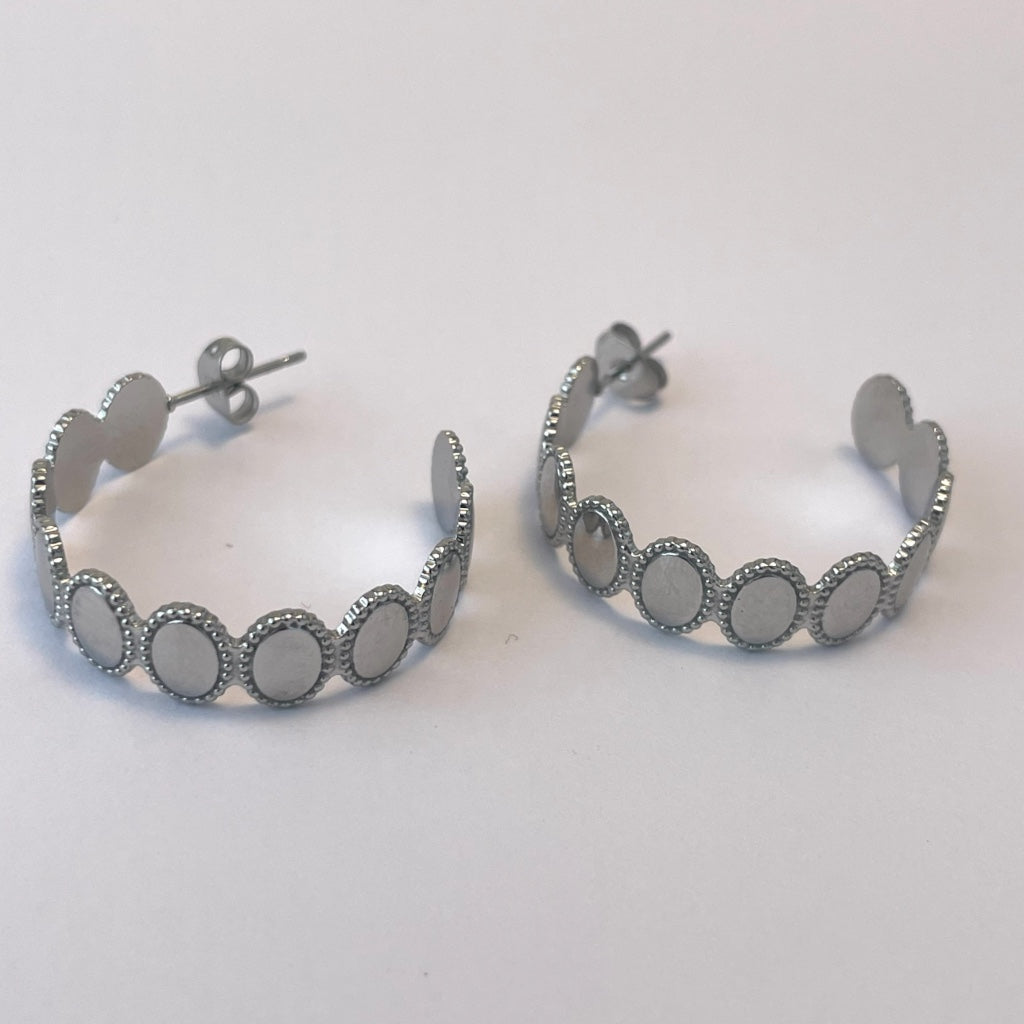 Oorbel Nora - zilver