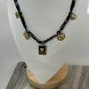 Ketting Jada goud - rood & blauw & zwart