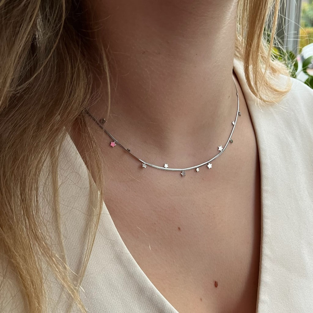 Ketting Eva - zilver & goud