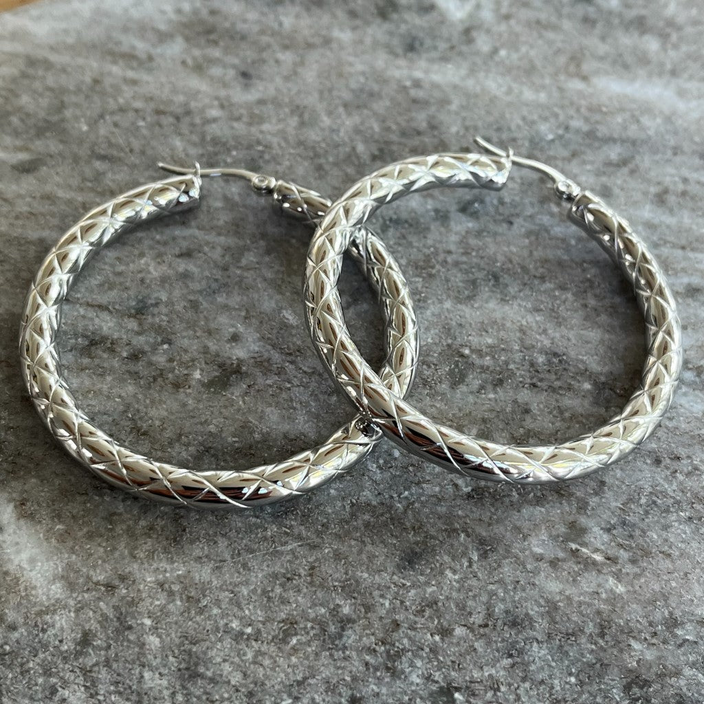 Oorbel Katinka - zilver & goud