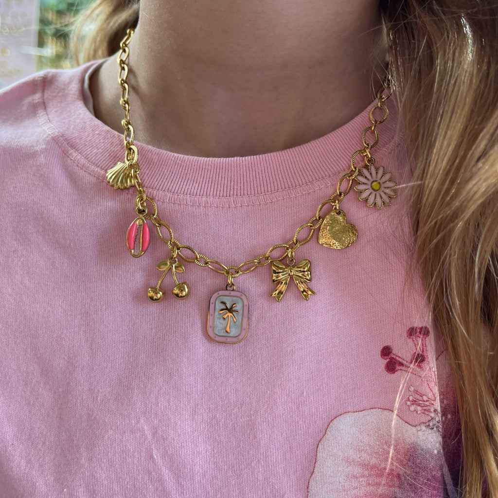 Kids ketting Ayra - goud