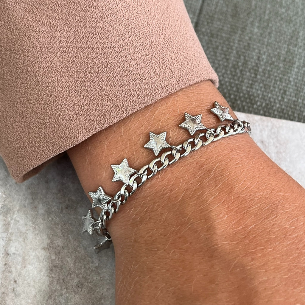 Armband Keet - zilver & goud