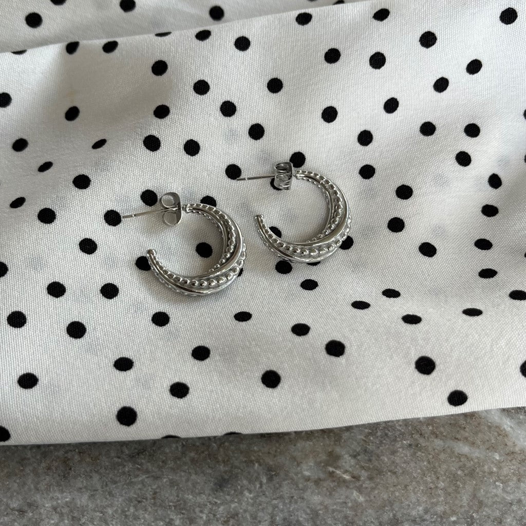 Oorbel Feline - zilver