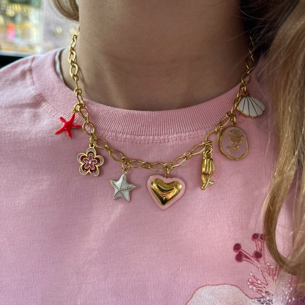 Kids ketting Ashley - goud