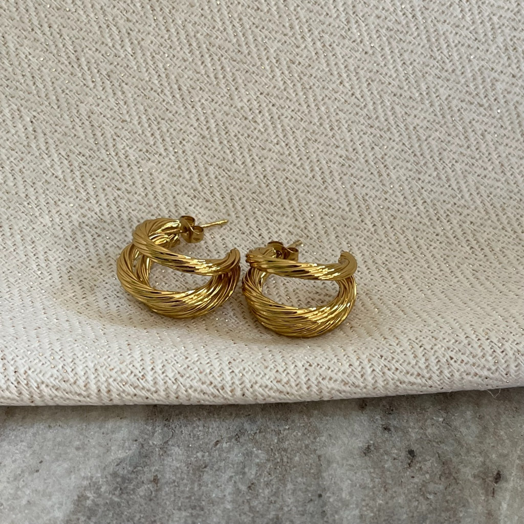 Oorbel Puck - goud