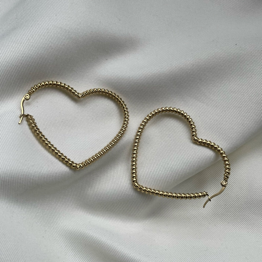 Oorbel Luna - goud & zilver