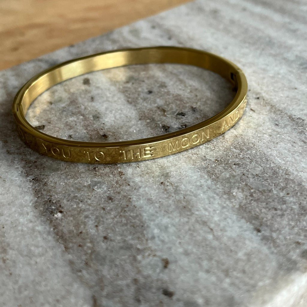 Armband Vlinder - zilver & goud