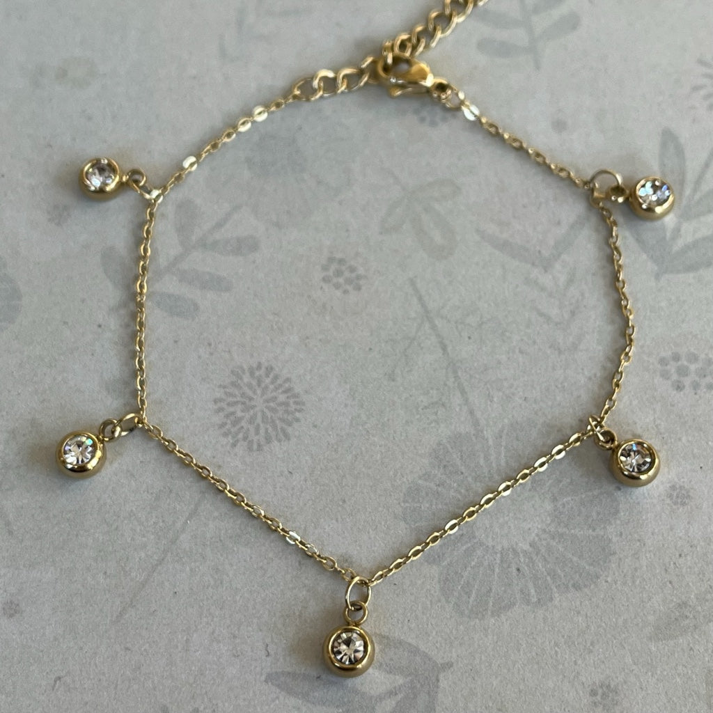 Armband Aukje - zilver & goud