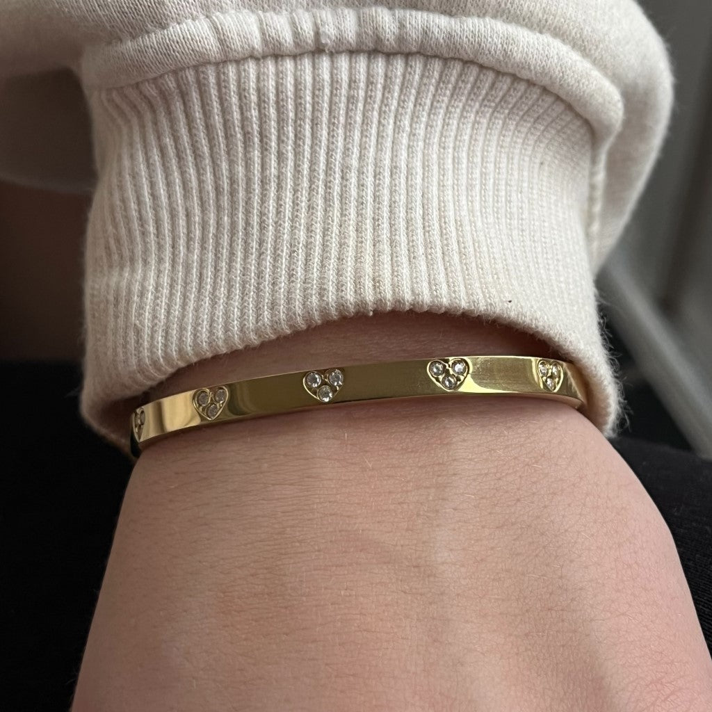 Armband Hyke - zilver & goud