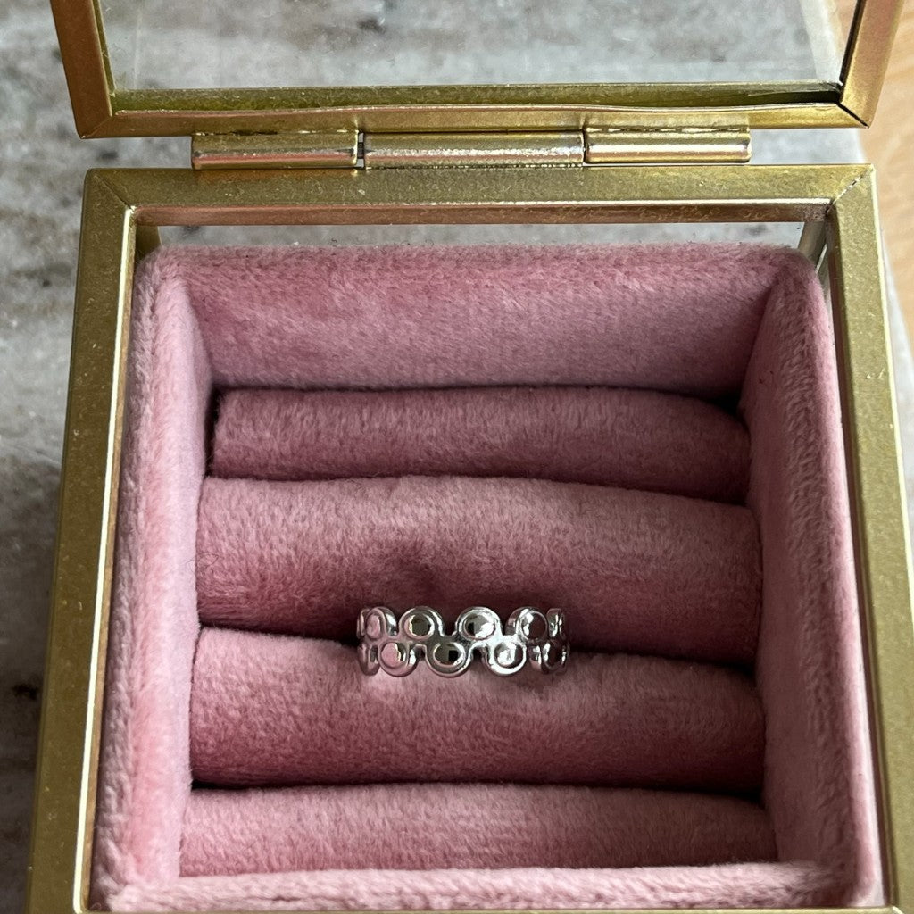 Ring Dione - zilver & goud