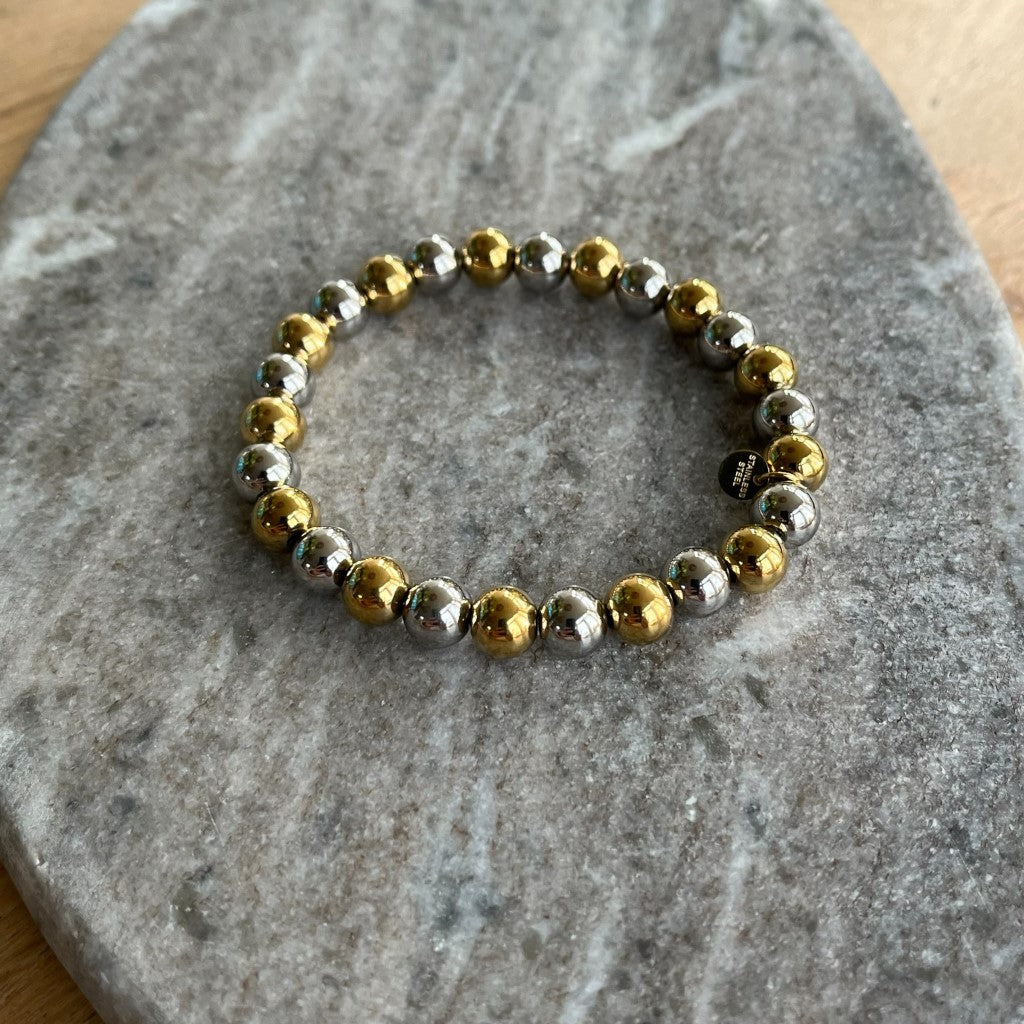 Armband Faye - goud + zilver