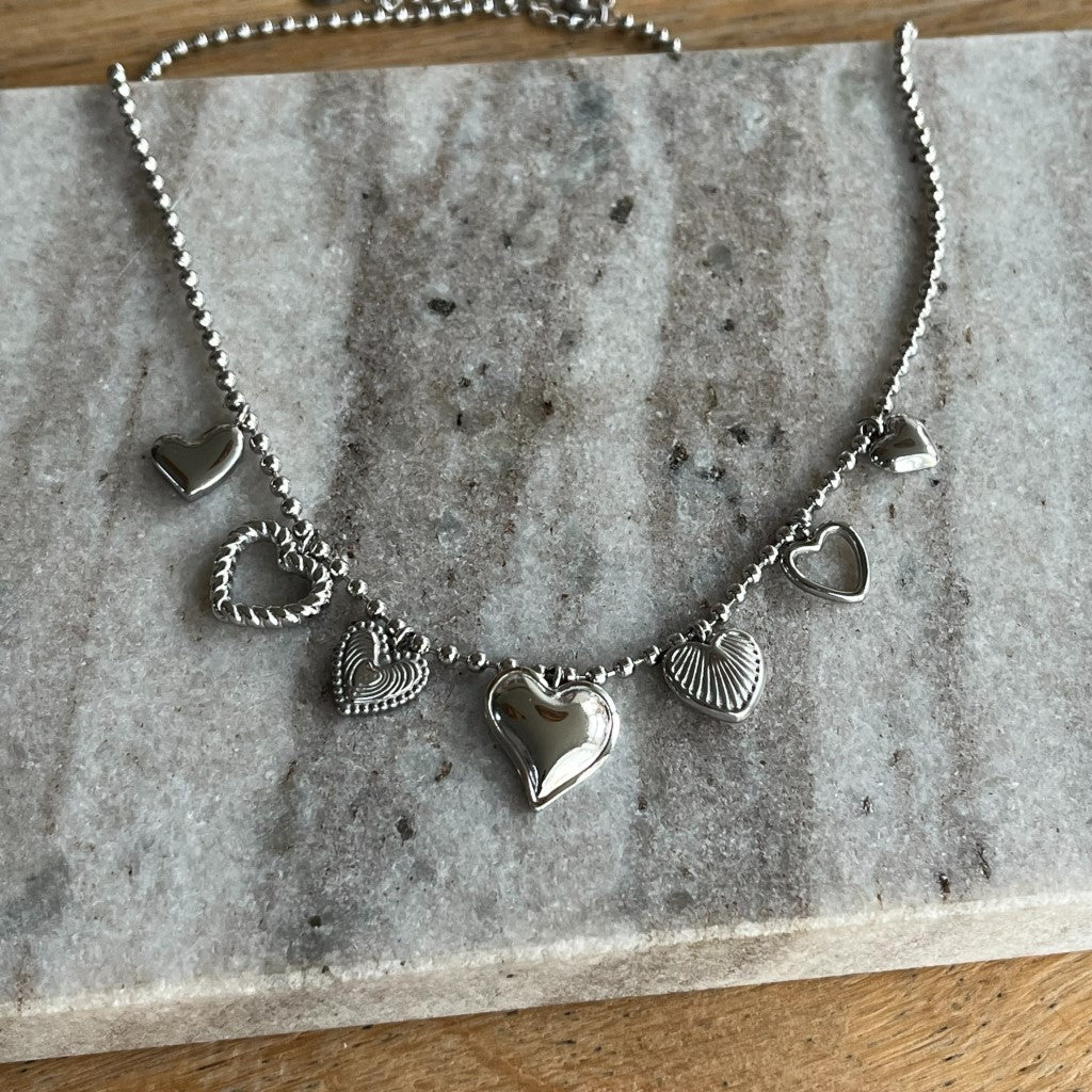 Ketting Delilah - zilver