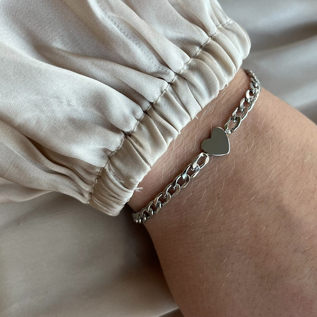 Armband Yfke - zilver & goud