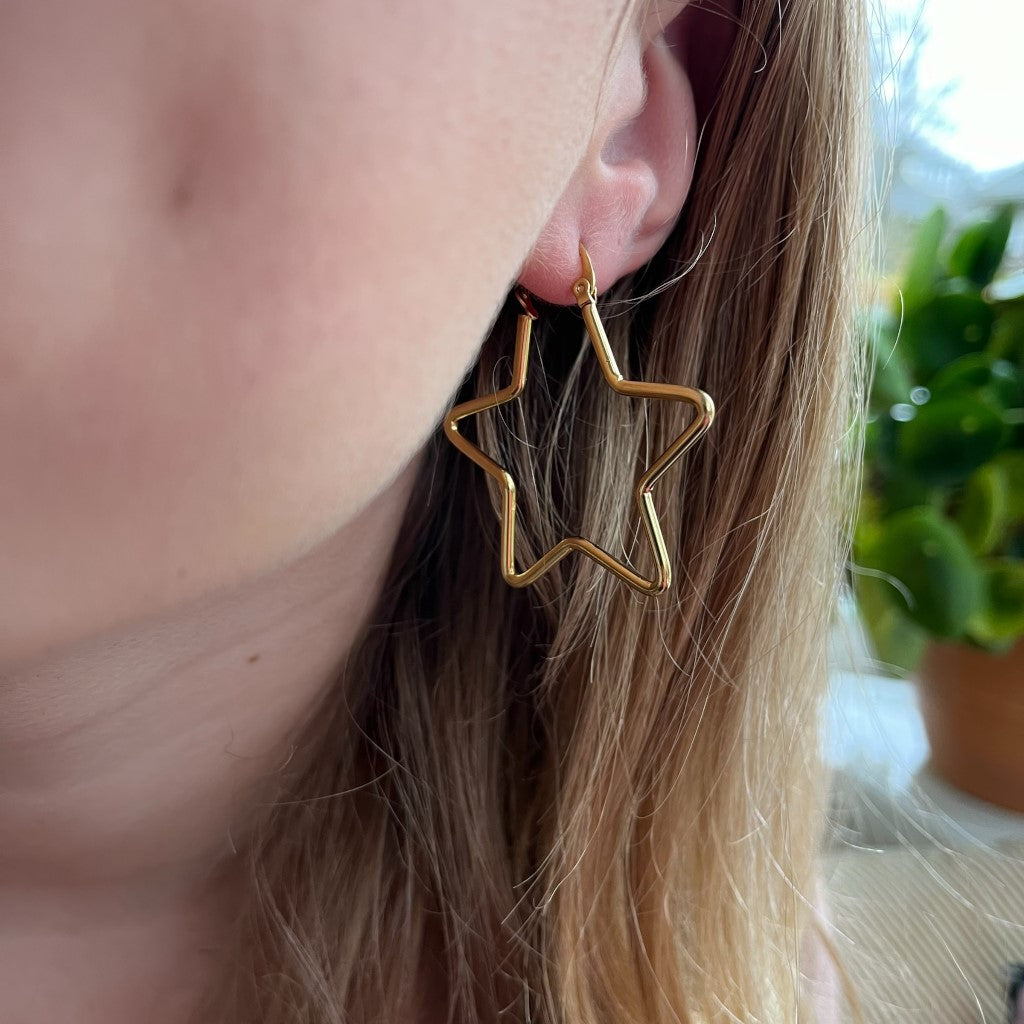 Oorbel Angel - goud