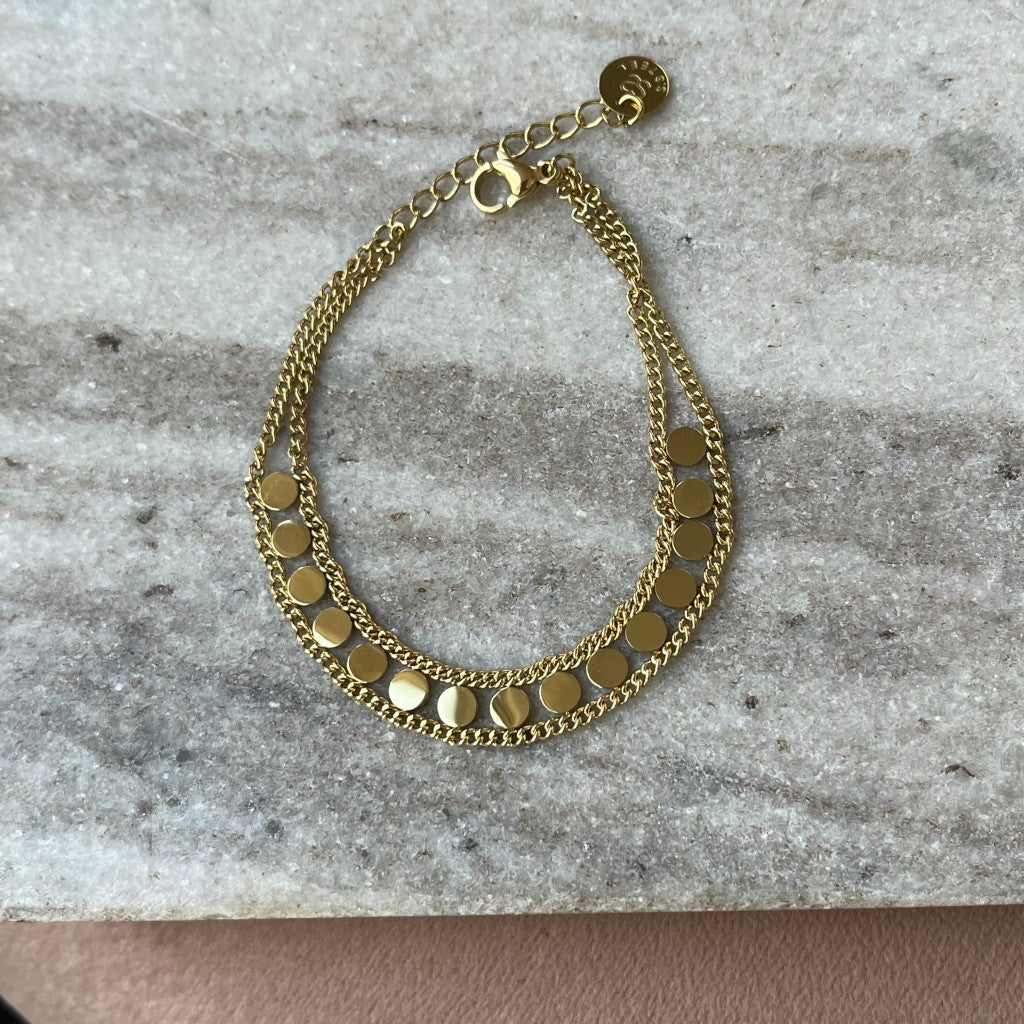 Armband Alice - goud & zilver