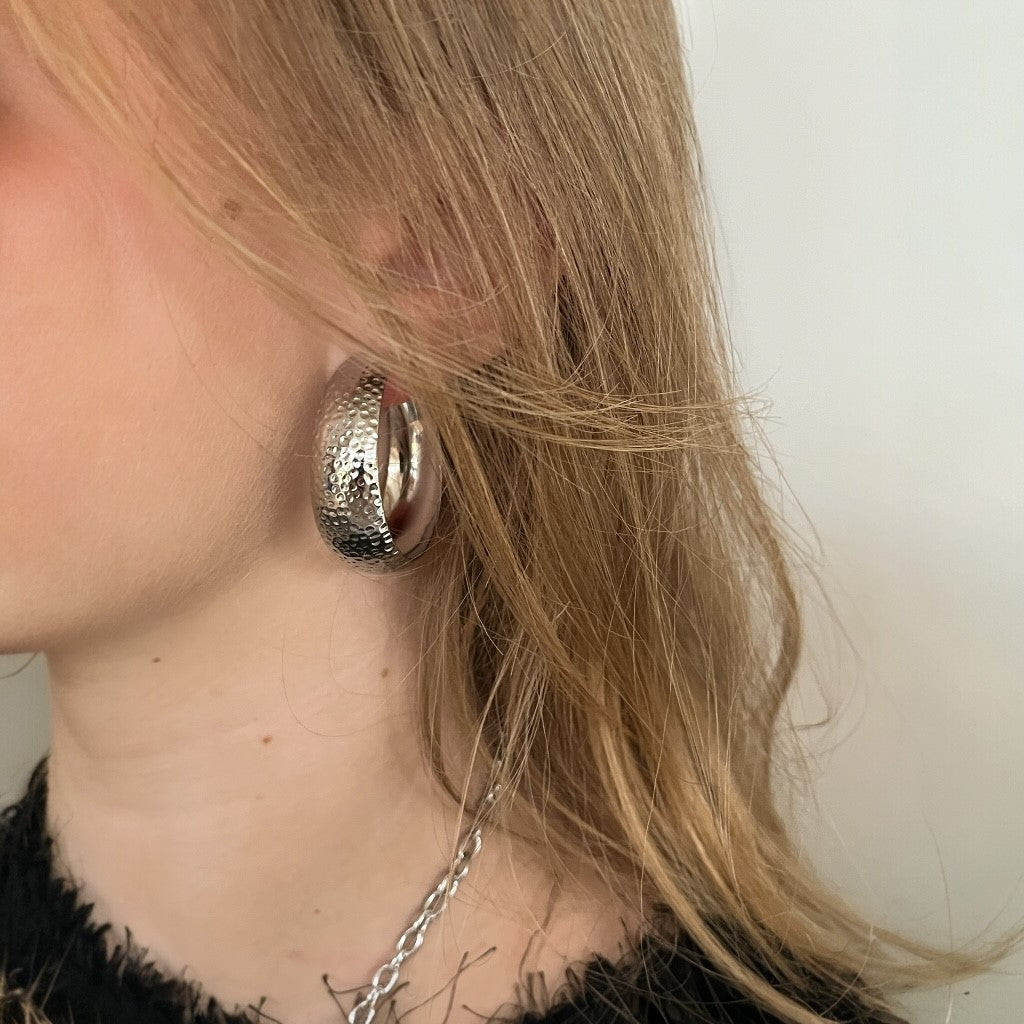 Oorbel Mariska - zilver