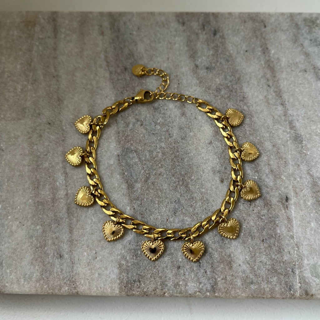 Armband Linde - goud & zilver