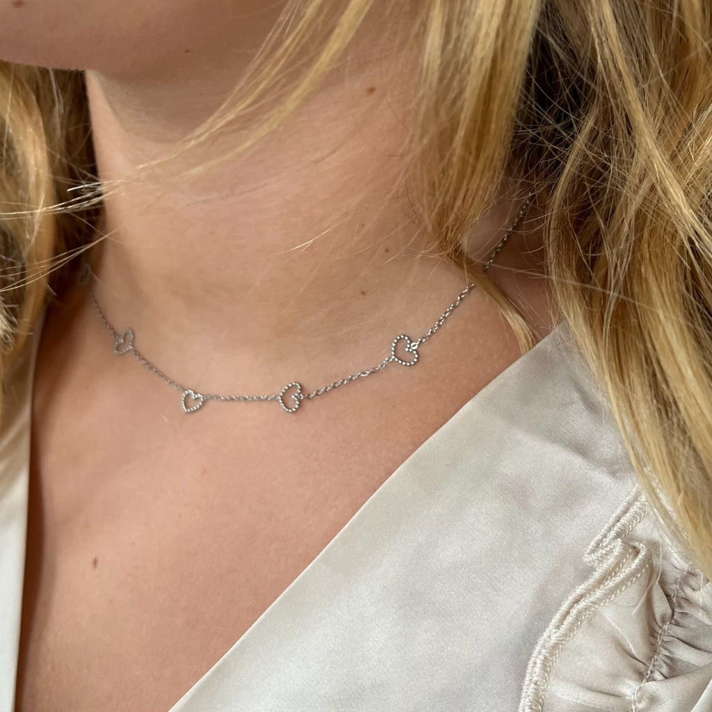 Ketting Flore - goud & zilver