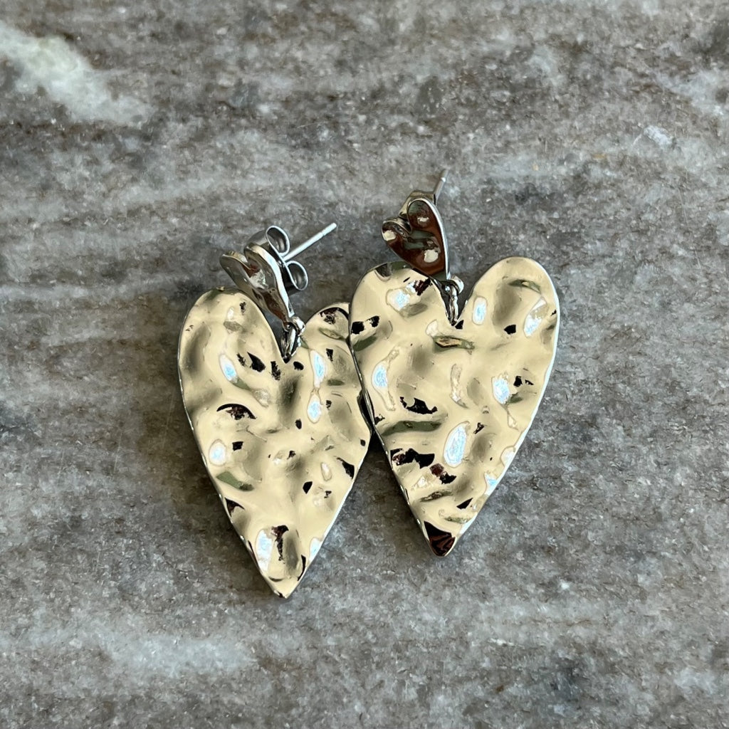 Oorbel Joline - zilver & goud
