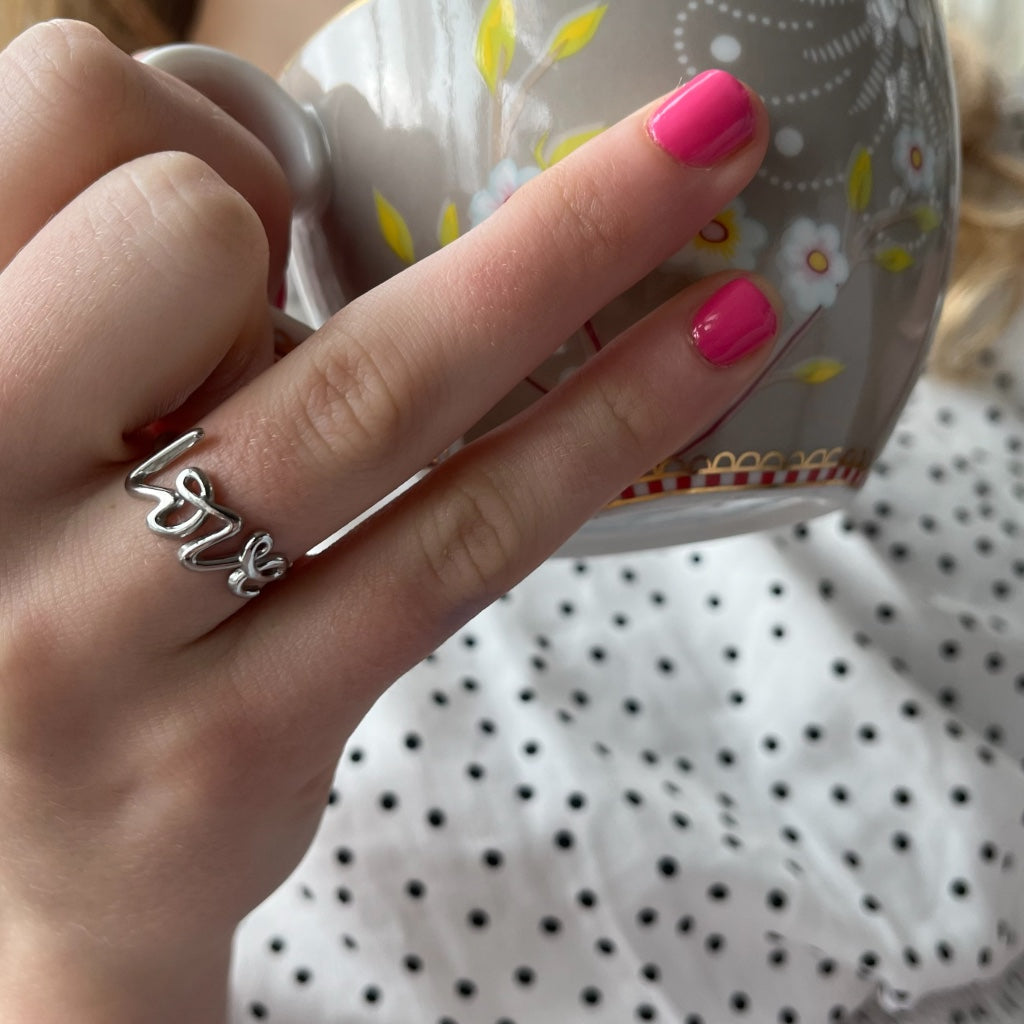 Ring Lara - zilver & goud