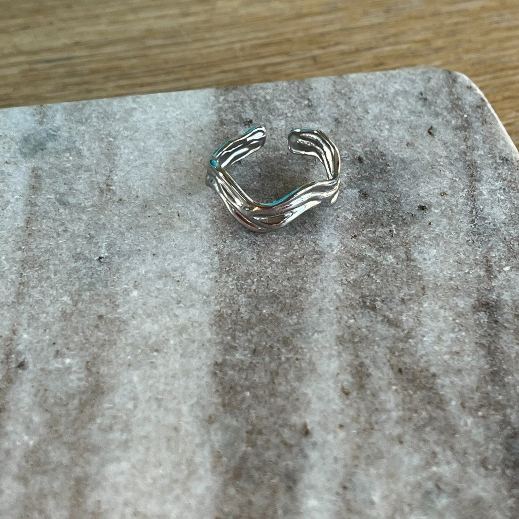 Ring Mira - zilver & goud
