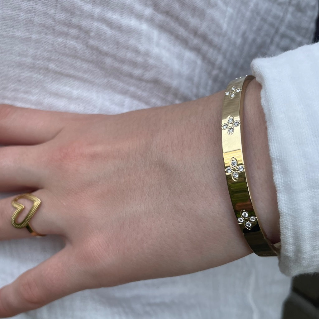 Armband Babet - zilver & goud