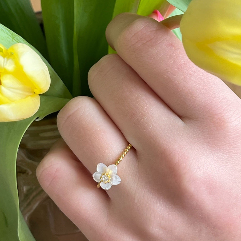 Ring Hailey - goud & zilver