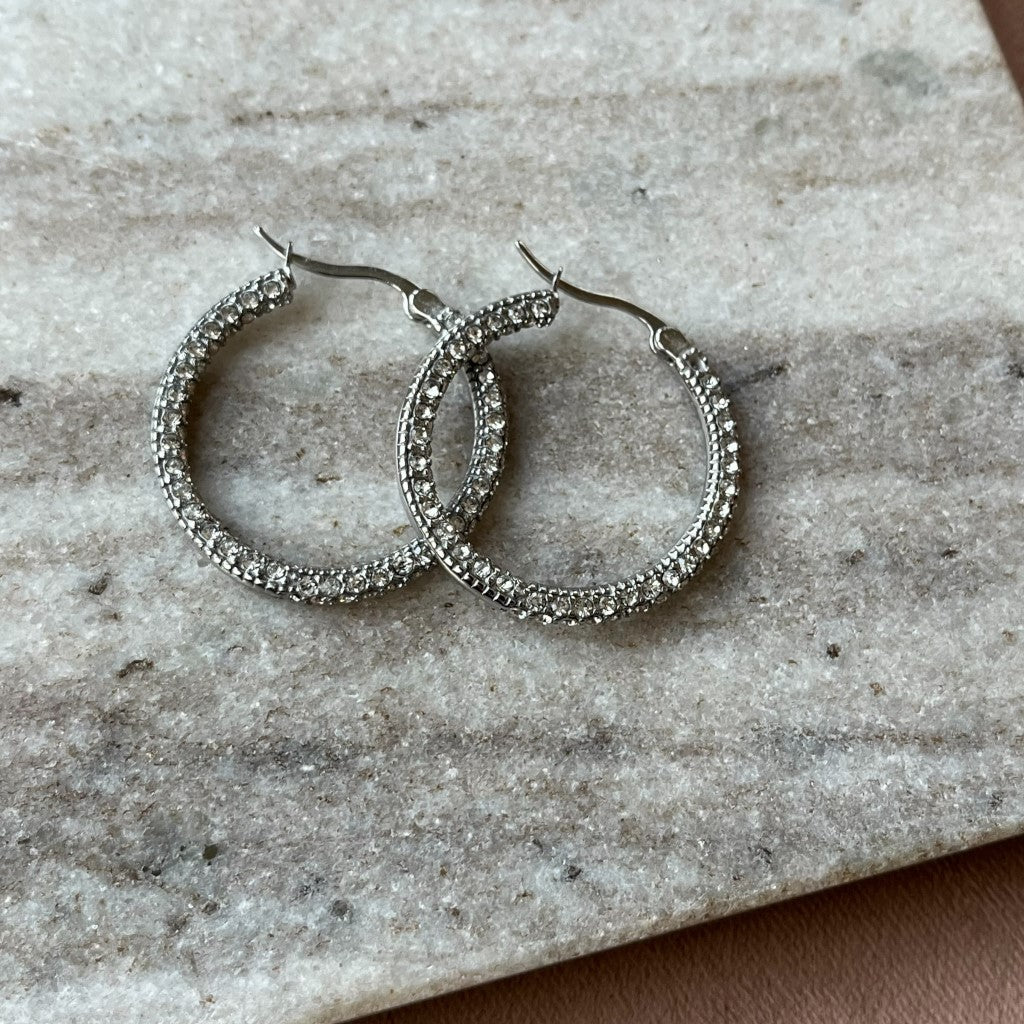 Oorbel Amara - zilver