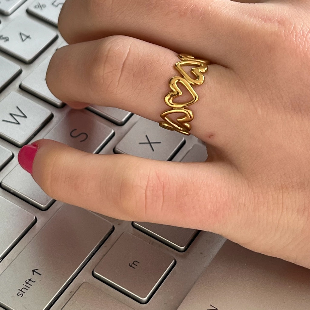 Ring Beau - goud & zilver