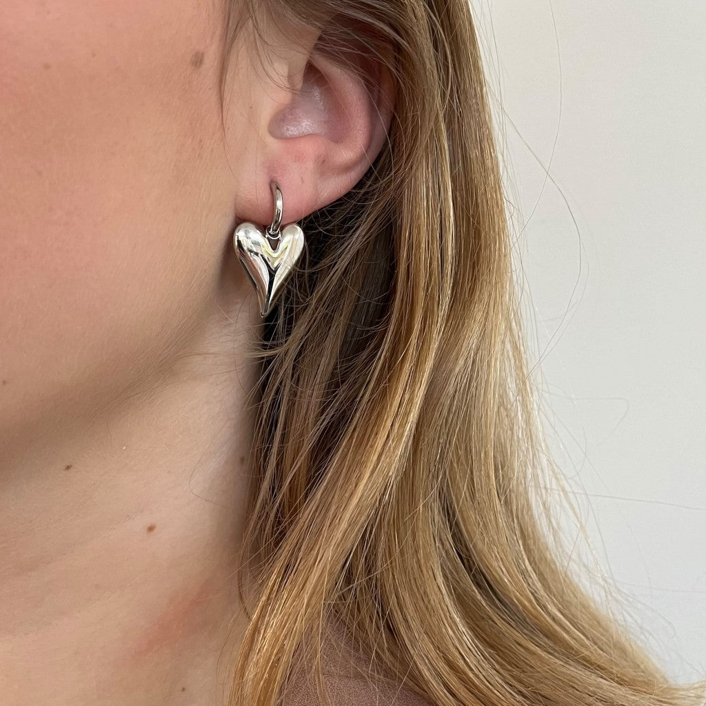 Oorbel Annemarie - goud & zilver