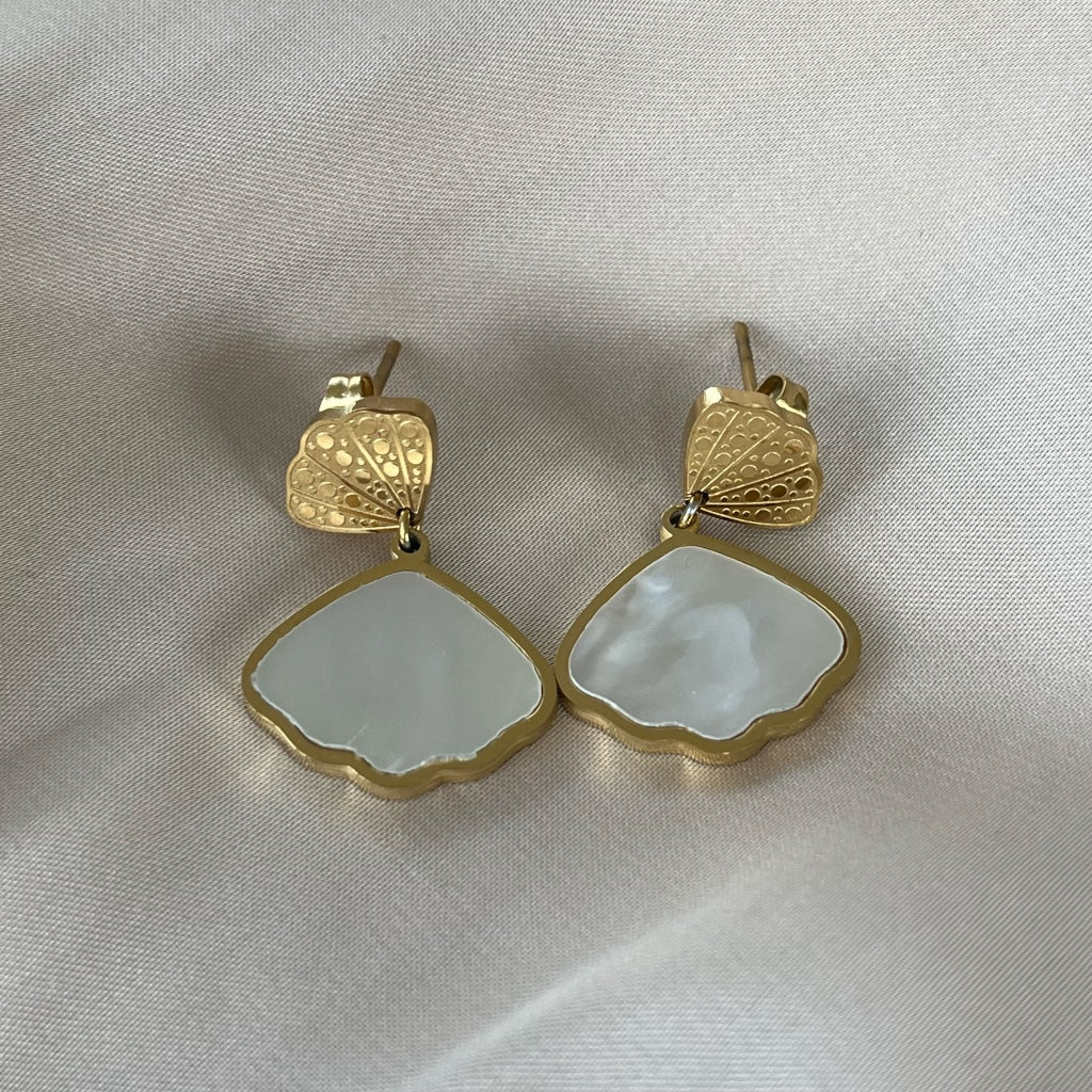 Oorbel Tamara - zilver & goud