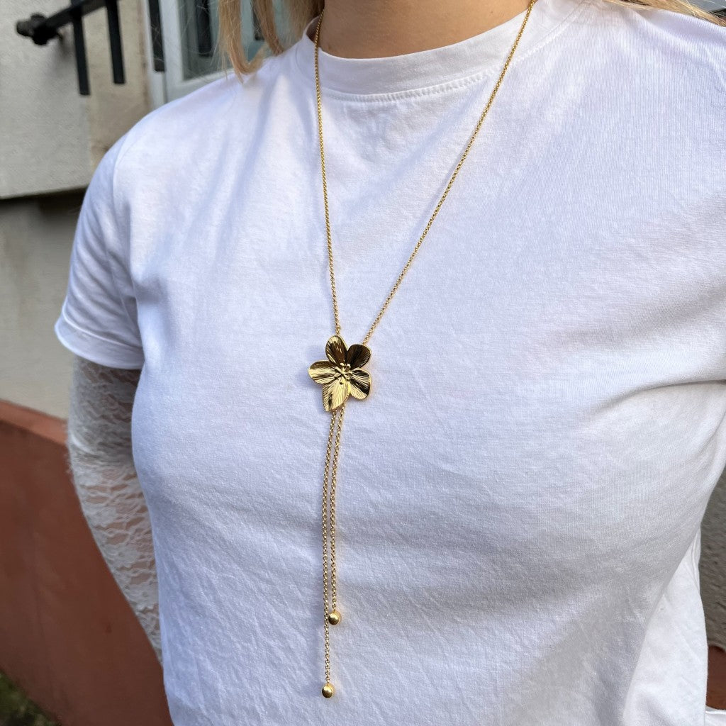 Ketting Vanessa - zilver & goud