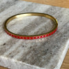 Armband Dion goud - roze & rood & wit