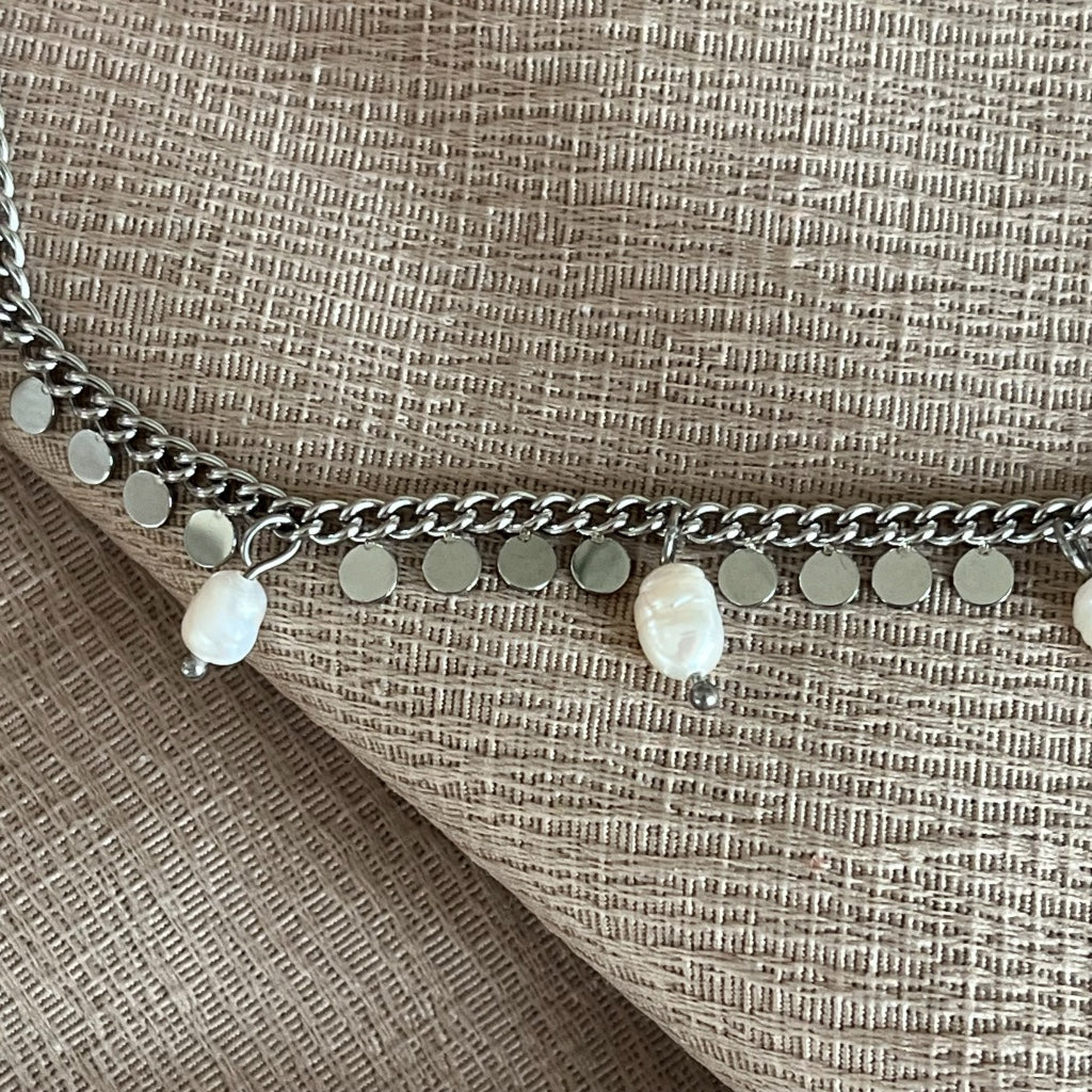 Armband Jiska- zilver & goud