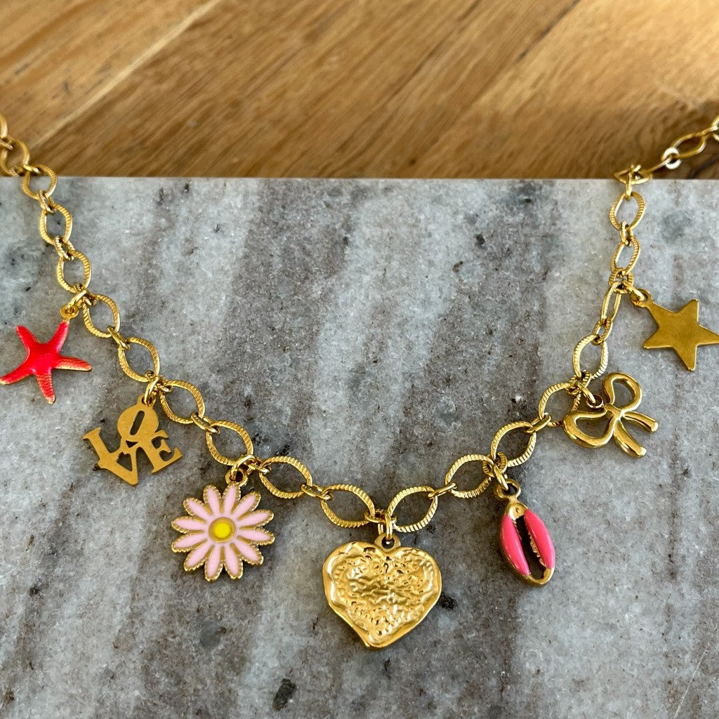 Kids ketting Gabi - goud