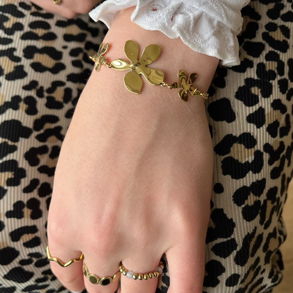 Armband Jessie - goud & zilver